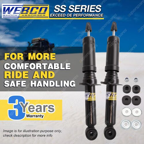 Front Webco Pro Shock Absorbers for Holden Colorado Colorado 7 RG 2.8 13-on