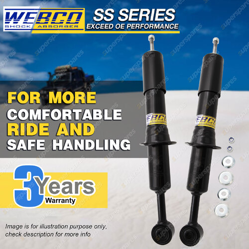 Pair Front Webco Pro Shock Absorbers for GWM Great Wall Cannon 2020-on