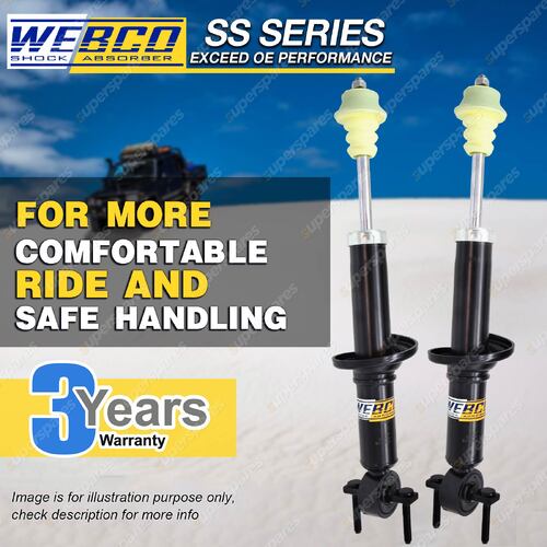 Pair Front Webco Pro Shock Absorbers for Ford Ranger Next Gen PY 22-ON