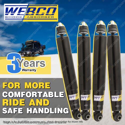 Front + Rear Webco Max Shock Absorbers for ISUZU K SERIES KA40 KA41 72-Jul-75