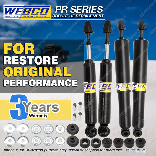 Front Rear Webco Pro Shock Absorbers for TOYOTA CORONA RT40 RT80 RT81 RT82 MK2