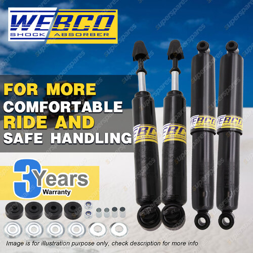 Front + Rear Webco Pro Shock Absorbers for TOYOTA HILUX 2WD LN30 LN40 RN30 RN40