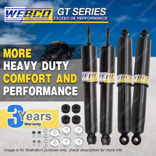 Front Rear Webco Pro Shock Absorbers for TOYOTA TARAGO EMINA LUCIDA PREVIA YR31