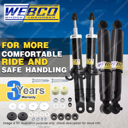 Front Rear Webco EHD Pro Shock Absorber for FORD FALCON FAIRMONT AU II III Wagon