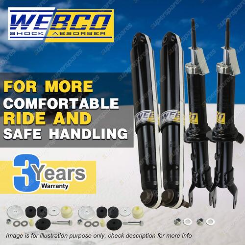 Front Rear Webco HD Pro Shock Absorbers for FALCON UTE AU AUII AUIII Ute XR6 XR8