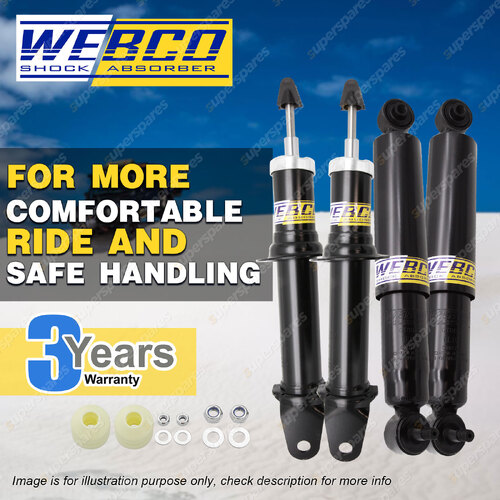 Front Rear Extra HD Webco Shock Absorbers for FORD FALCON FAIRMONT BF II Wagon