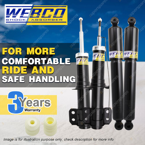 Front Rear Webco HD Pro Shock Absorbers for FORD TERRITORY SX SY AWD Wagon 04-07