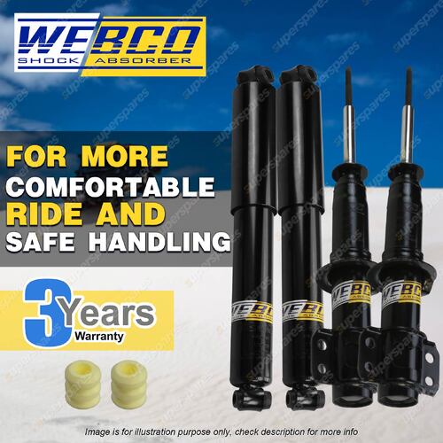 Front + Rear Webco Elite Shock Absorbers for FORD TRANSIT All Ute & Van 91-01