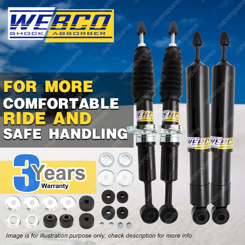 Front Rear Webco HD Pro Shock Absorbers for TOYOTA FJ CRUISER GSJ15 V6 2 door