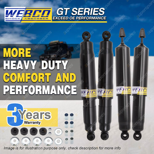 Front + Rear Webco HD Pro Shock Absorbers for TOYOTA HILUX RN36 RN46 LN36 LN46