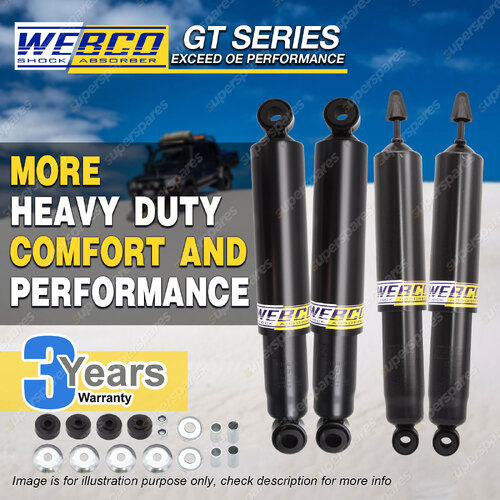 Front + Rear Webco HD Pro Shock Absorbers for TOYOTA HILUX LN65 LN67 YN65 YN67