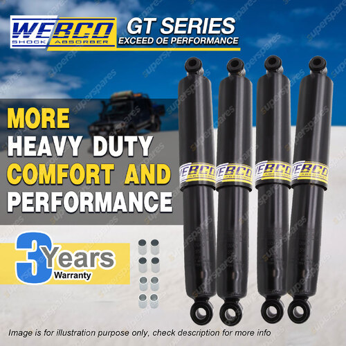 Front Rear Webco HD Pro Shock Absorbers for JEEP 4WD DJ5 DJ6 CJ7 CJ5A CJ3B Wagon