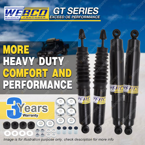 Front Rear Webco HD Shock Absorbers for MITSUBISHI L300 SF SG SH SJ WA Van 2WD