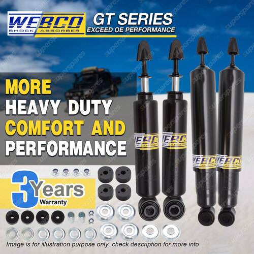 Front + Rear Webco HD Pro Shock Absorbers for TOYOTA SURF LN YN VZN 130 Wagon