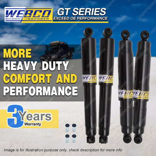 Front + Rear Webco HD Pro Shock Absorbers for TOYOTA COASTER RU18 JU18 Bus 72-82