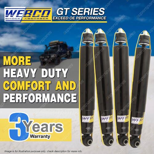 Front Rear Webco Elite Shock Absorbers for TOYOTA LANDCRUISER HDJ100 UZJ100 IFS