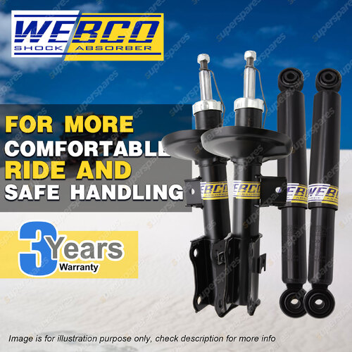 Front + Rear Webco Pro Shock Absorbers for SUZUKI VITARA and GRAND VITARA JB JT