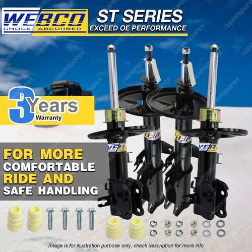 Front + Rear Webco Pro Shock Absorbers for TOYOTA VIENTA VCV10 6 cyl 95-97