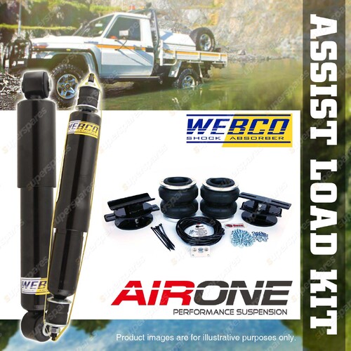 Webco Pro Shock + Air Bag Load Assist Kit 2272kg for Holden Commodore Crewman VZ