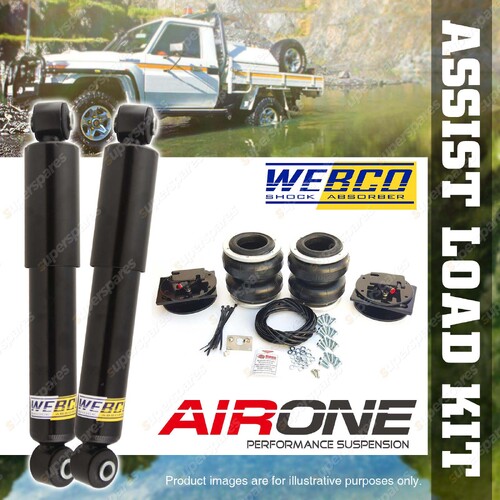 Webco Shock + Air Bag Load Assist Kit 2272kg for Ford Transit Ute Van 01-04