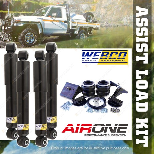 Webco Elite Shock + Air Bag Load Assist Kit 2272kg for Ford F250 F350 2WD 01-09