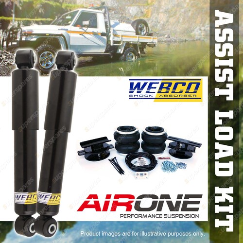 Webco Pro Shock + Air Bag Load Assist Kit 2272kg for Holden Colorado RC V6 08-12