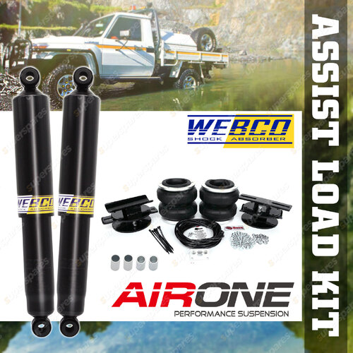 Webco Shock + Air Bag Load Assist Kit 2272kg for Holden Colorado RC Coil Front