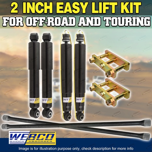 2 Inch 50mm Suspension Lift Kit Webco Shocks RAW Torsion Bar for Great Wall V240