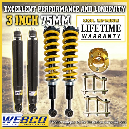 3 Inch Pre Assembly Easy Lift Kit Shock King Spring for Nissan Navara D40 STX550