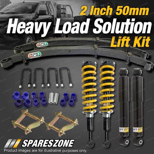 50mm Lift Kit EFS Leaf Constant HD Load Option for Nissan Navara D40 STX550