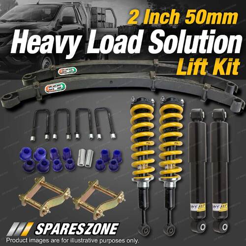 2 Inch Lift Kit EFS Leaf Constant Heavy Duty Load Option for Nissan Navara D40