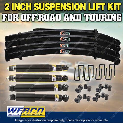 2" 50mm Webco Shock EFS Leaf Springs Suspension Lift Kit for Ford Maverick DA