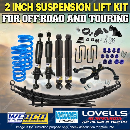 50mm Webco RAW Lovells Suspension Lift Kit Diff Drop for Ford Ranger PX 12-18