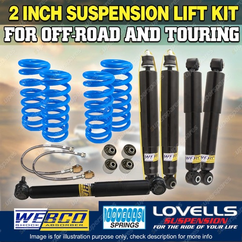 50mm Suspension Lift Kit Damper Brake Line for Toyota Landcruiser 80 105 Series