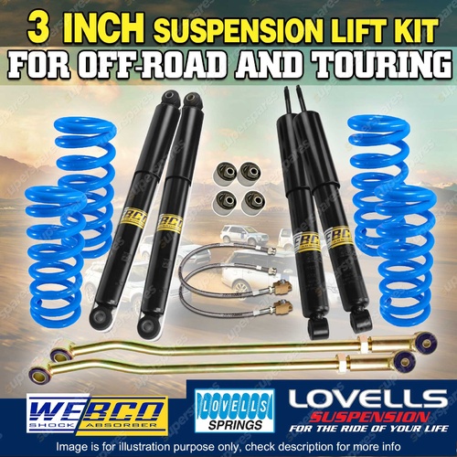 75mm Suspension Lift Kit Panhard Rod Castor Bush for Toyota Landcruiser 80 105