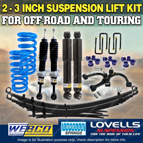 Adjustable 2 - 3 Inch Webco Lovells Lift Kit Control Arm for Nissan Navara D40