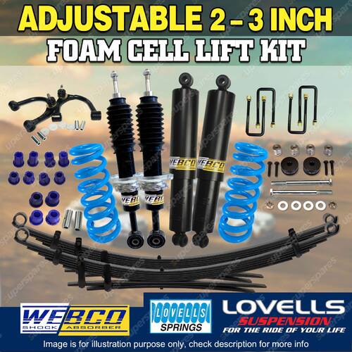 Adjustable 2 - 3 Inch Foam Cell Shock Lift Kit Control Arm for Foton Tunland