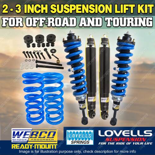 2" - 3" Pre Assembled Lift Kit Diff Drop Kit Coil for Toyota Landcruiser 200