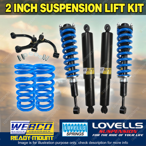 2" Lift Kit Pre Assembled Lovells Coil Control Arm for Toyota FJ Cruiser GSJ15