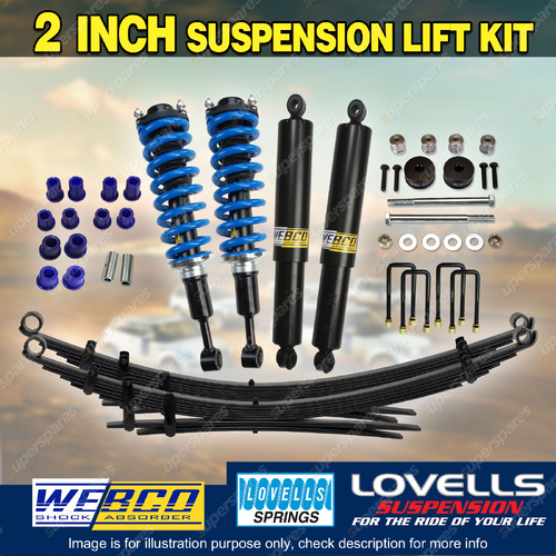 2 Inch Pre Assembled Lift Kit Raw Leaf Diff Drop for Toyota Hilux GUN126 GUN125