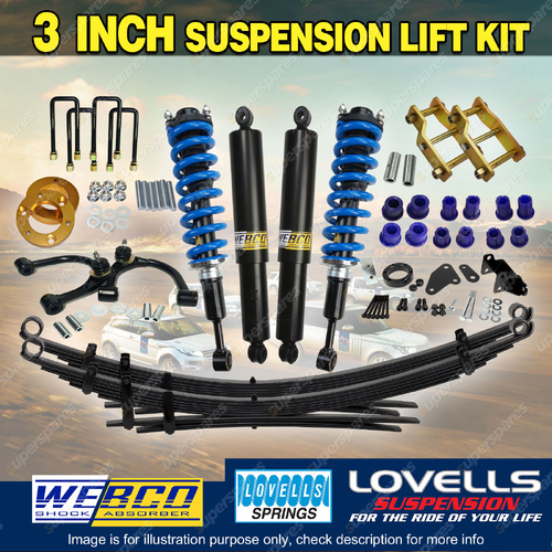 3"75mm Lift Kit Pre Assembly Lovells Coil RAW Leaf Arm Diff for Ford Ranger PX3