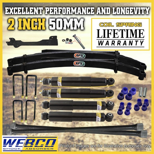 2 Inch Lift Kit Diff Drop Kit Shocks EFS Leaf RAW Torsion Bar for Isuzu D Max 