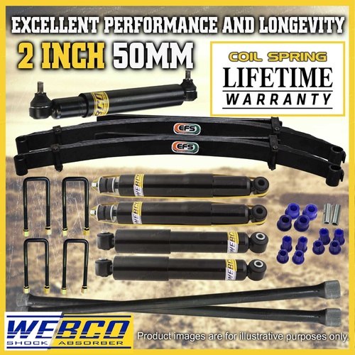 2 Inch Lift Kit Shocks Damper Torsion Bar EFS Leaf for Toyota 4 Runner LN61 YN63