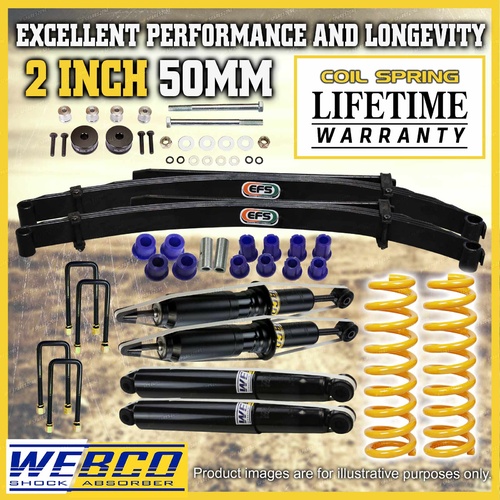 2 Inch Lift Kit Diff Drop King Springs EFS Leaf for Toyota Hilux KUN26 GGN25