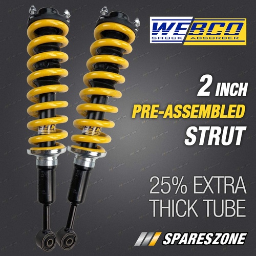 2" 50mm Front Complete Strut Lift Kit King Spring for Isuzu MU-X 13-21