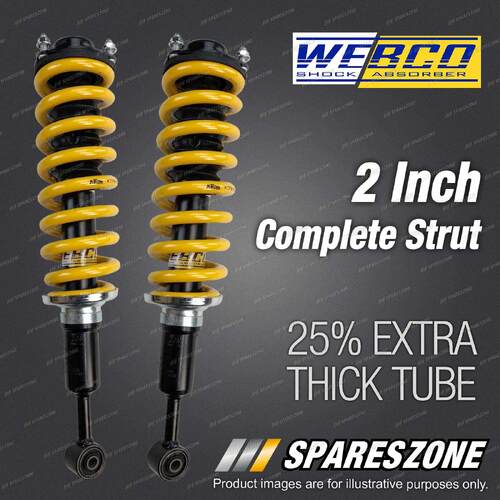 Front 50mm Complete Strut Lift Kit Shocks King Springs for Foton Tunland 12-on