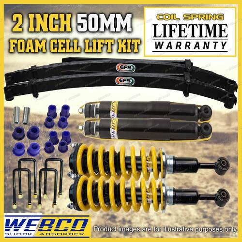 2" Pre Assembled Foam Cell Lift Kit EFS Leaf for Nissan Navara D40 no STX550