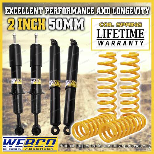 2" 50mm Lift Kit Webco Shocks King Coil Spring for GWM Great Wall Tank 300 22-on