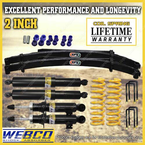 25mm Lift Kit Shock King Coil EFS Leaf for Toyota Hilux RWD GGN15R KUN16R 05-15