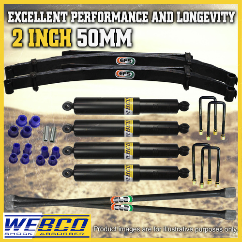 2 Inch Lift Kit Shocks EFS Torsion Bar EFS Leaf for Mitsubishi Pajero NH NJ